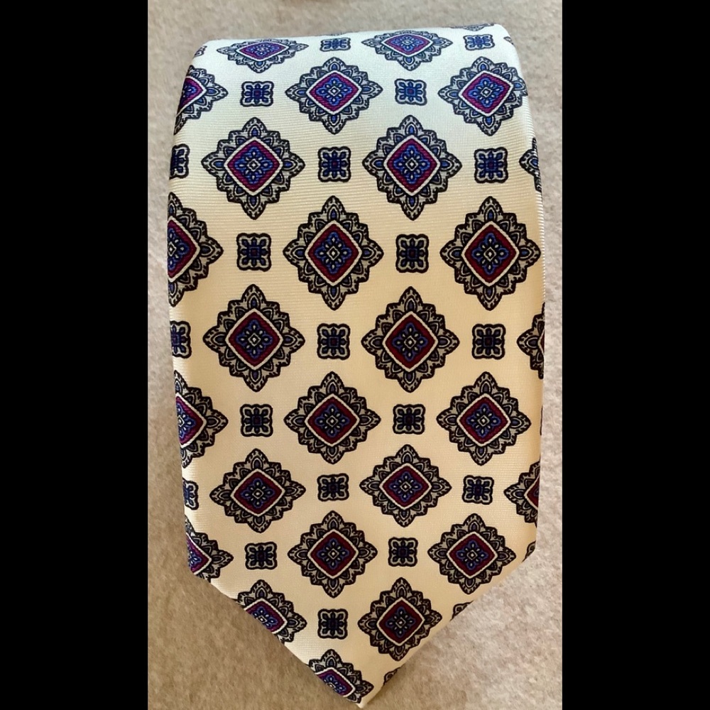 Briar Vintage Silk Men’s Necktie - Picture 2 of 7